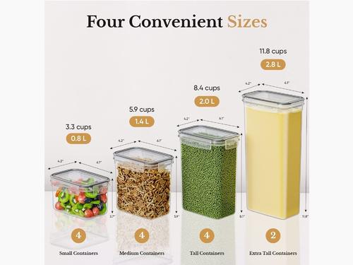 Airtight Food Storage Containers with Lids 14 PC set