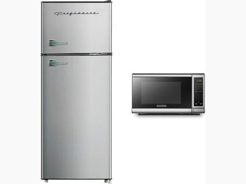 Frigidaire, 2-Door Refrigerator with Freezer & Toshiba Microwave Oven