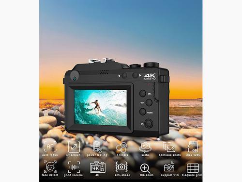 Schmidt Spiele 4K 48MP Vlogging Camera with WiFi